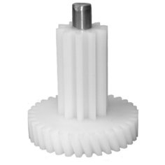 M2416 Средняя шестерня для мясорубок Scarlett, Starwind и др. (D 48/22 мм) наклон зубьев влево