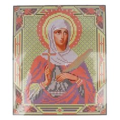 Канва/ткань с рисунком "Новая Слобода" Св.Мц.Татиана (Татьяна) Римская Nova Sloboda