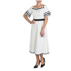 Платье, пояс, Beatrice_b, белый, Арт.6797_001 (48)