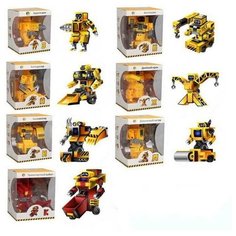 Робот-трансформер "Строительная техника" Junfa Toys