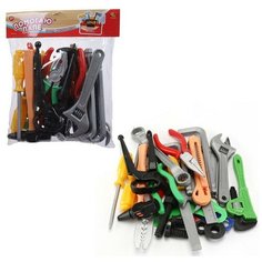 Игровой набор ABtoys Помогаю Папе Инструменты в пакете с хедером, 28 предметов