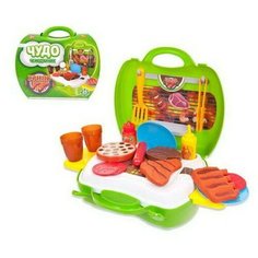 Набор Гриль ABtoys "Чудо-чемоданчик", 23 предмета