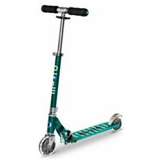 Самокат - Micro - Scooter Sprite LED - Petrol Stripe (SA0218) Бирюзовые полоски