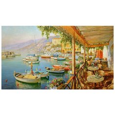 Пазл "Фрея" Завтрак в кафе у причала 47.5x67.5 см