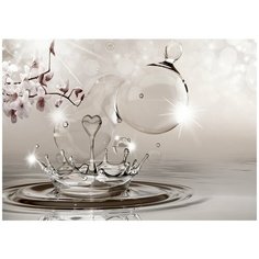 Фотообои Цветочная капля Модный Дом