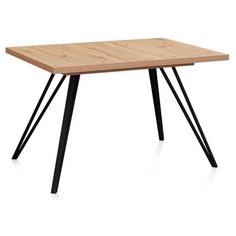 Life (Лайф) ST-15 Ar (120-160х80х76) Стол обеденный (ЛДСП, дуб артисан (ARTISAN)) Pragmatika