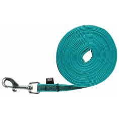 Поводок тросовый, 5 м, 15 мм, цвет: бирюзовый Trixie