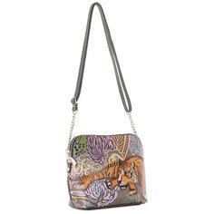 Сумка женская кроссбоди CURANNI с принтом Тигра