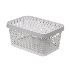 Коробка Пирула 12л с крышкой смоки М 2349 (пластик) Idea (М Пластика)