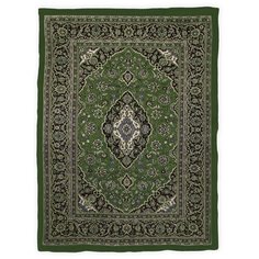 Плед флисовый sfer. tex 145х200 Советский ковер зеленый Sfer.Tex