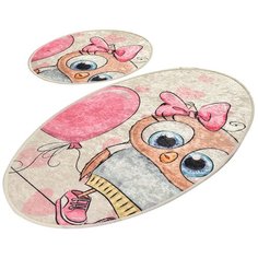 CHILAI HOME Комплект из 2 ковриков для ванной 60x100, 50x60 см 8682125927640