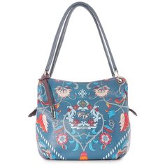 Сумка женская CURANNI на плечо с принтом Фазолетто