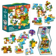 Пазлы Maxi Puzzle Fisher-Price "Мои веселые друзья" Vladi Toys