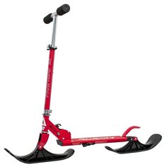 Детский снегокат- самокат красный BLUESKY- SNW Playshion