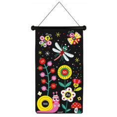 Игра дартс "Сад" магнитная черный Janod