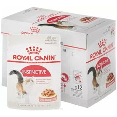 Влажный корм для кошек Royal Canin Feline Health Nutrition Instinctive Adult Cats в соусе 85 гр х 12шт