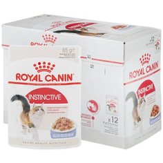 Влажный корм для кошек Royal Canin Feline Health Nutrition Instinctive Jelly Кусочки в Желе 85 гр х 12шт