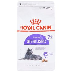 Сухой Корм Royal Canin Роял Канин Для Пожилых Стерилизованных Кошек и Кастрированных Котов Старше 7 Лет Feline Health Nutrition Sterilised +7 400г