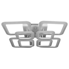 Люстра потолочная светодиодная Escada 10219/8 LED 130W с пультом управления, 38 м², регулируемый белый свет, цвет белый