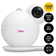 Видеоняня iBaby Monitor M7 с проектором звездного неба, термометром и гигрометром