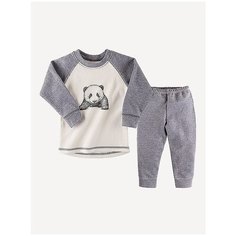 Пижама Наша мама размер 92, антрацит