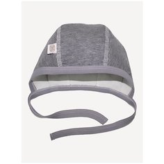 Чепчик Наша мама размер 42-44(74), серый