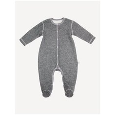 Комбинезон Наша мама, размер 68, серый