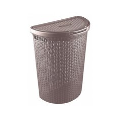 Корзина д/белья "ECO STYLE" 460х265х610мм цв.ассорти 4312176 (пластик) Бытпласт