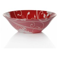 Набор салатников 6 шт Pasabahce Serenade, D=14 см (цвет красный)