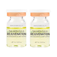 Dr. Drawing Salmon DNA Rejuvenation Сыворотка для лица для мезороллера/под мезороллер и дермапен на основе ДНК лосося, 2 шт х 7 мл