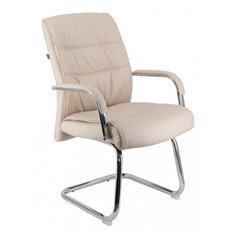 Стул Everprof Bond CF, металл/искусственная кожа, цвет: бежевый