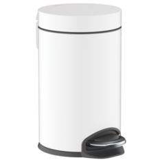 Корзина для мусора AddStoris Hansgrohe 41775700, матовый белый