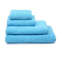 Полотенце Plait - 30х70, 50х90, 70х130, 100х150 см - Цвет 149 - бирюзовый (Комплект - 4 шт) ДМ