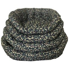Лежанка c бортиками для животных овальная ANTEPRIMA Basic "Camodog", камуфляж, L, (55х50х18см)
