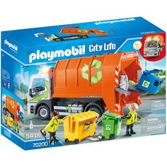 Набор с элементами конструктора Playmobil City Life 70200 Мусоровоз
