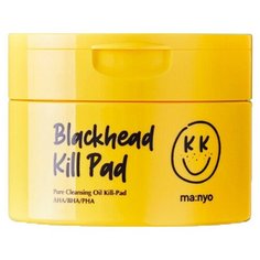 Очищающие гидрофильные диски Маньо Manyo Black Head Kill Pad AHA/BHA/PHA кислотами (200 ml./ 50 шт)