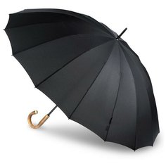 Зонт-трость механика Bugatti Doorman UNI BLACK