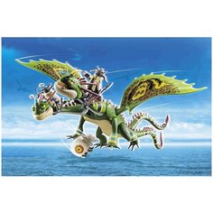 Playmobil Гонки на драконах: Забияка и Задирака с Барсом и Вепрем