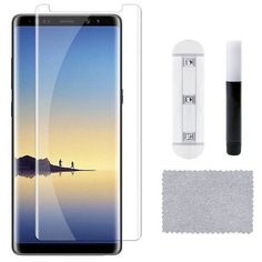 Защитное стекло UV для Samsung Galaxy Note 9 / 8 (Самсунг Ноут 9 / 8), закругленные края Lava