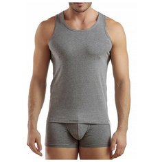 Майка Enrico Coveri мужская, хлопок, размер 5, серый