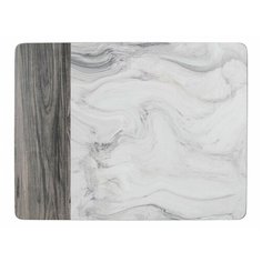 Подставки на пробке большие Мраморный мотив 40х29 см (4шт) Creative Tops