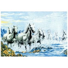 Набор для вышивания Белоснежка 1015-14 Табун лошадей