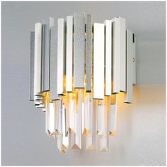 Настенный светильник Bogates Piano 308/1 Strotskis, E14, 60 Вт, кол-во ламп: 1 шт., цвет арматуры: серебристый