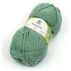 Пряжа Камтекс "Акварель", 110 метров, 5 мотков по 100 грамм, цвет: 020 эвкалипт