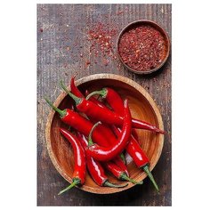 Алмазная мозаика "Жгучие перчики", 20х30 см Алмазное хобби