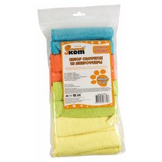 Салфетки для уборки Рыжий кот Для ванны, Для кафеля и плитки, 8 шт.