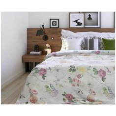 Покрывало Белорусский лен Летний сад с размерами: 220 x 165 см Оршанский льнокомбинат