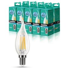 Набор из 10 светодиодных лампочек Camelion LED7-CW35-FL/845/E14