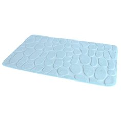 Коврик для ванной, Камни, 50х80 см, бирюзовый Ofelis