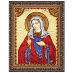 Набор для вышивания бисером абрис АРТ арт. AA-060 Св.Лидия 23х30 см Abris ART